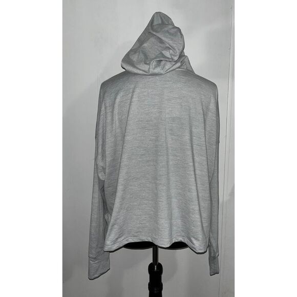 Nike Dri-Fit Women's Grey Cropped Hoodie Size XL - Picture 9 of 9